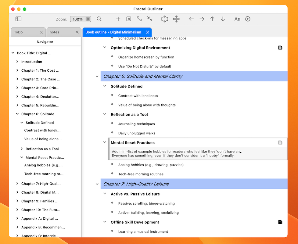 Fractal Outliner Screenshot 1